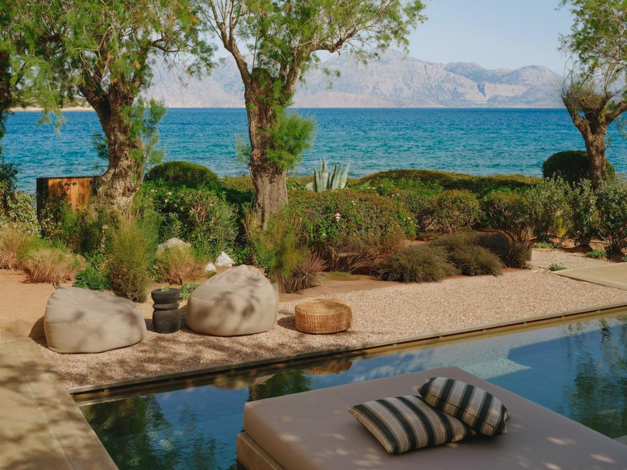 Minos Beach Art Hotel, A Member Of Design Hotels Agios Nikolaos Exterior foto