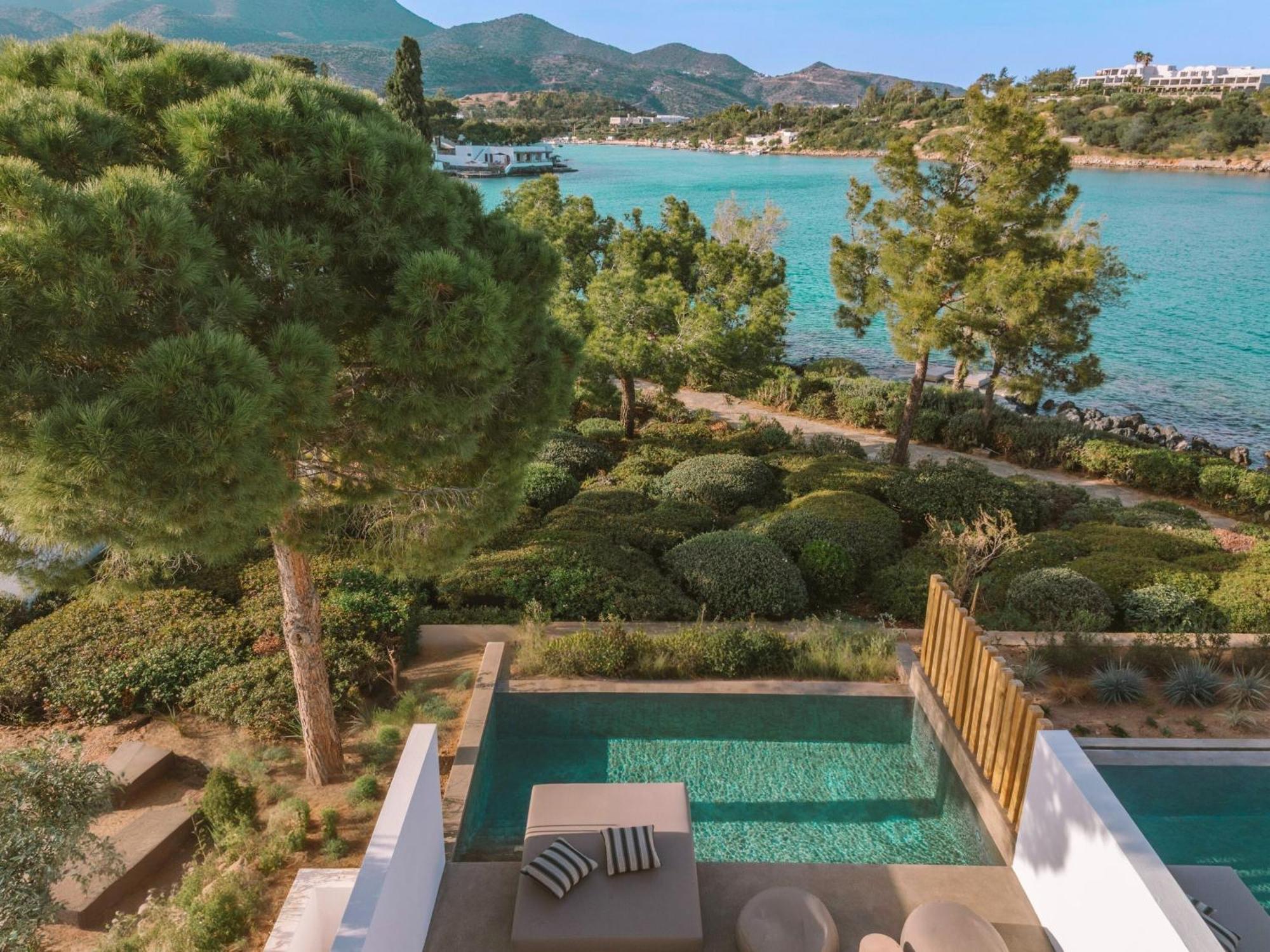 Minos Beach Art Hotel, A Member Of Design Hotels Agios Nikolaos Exterior foto