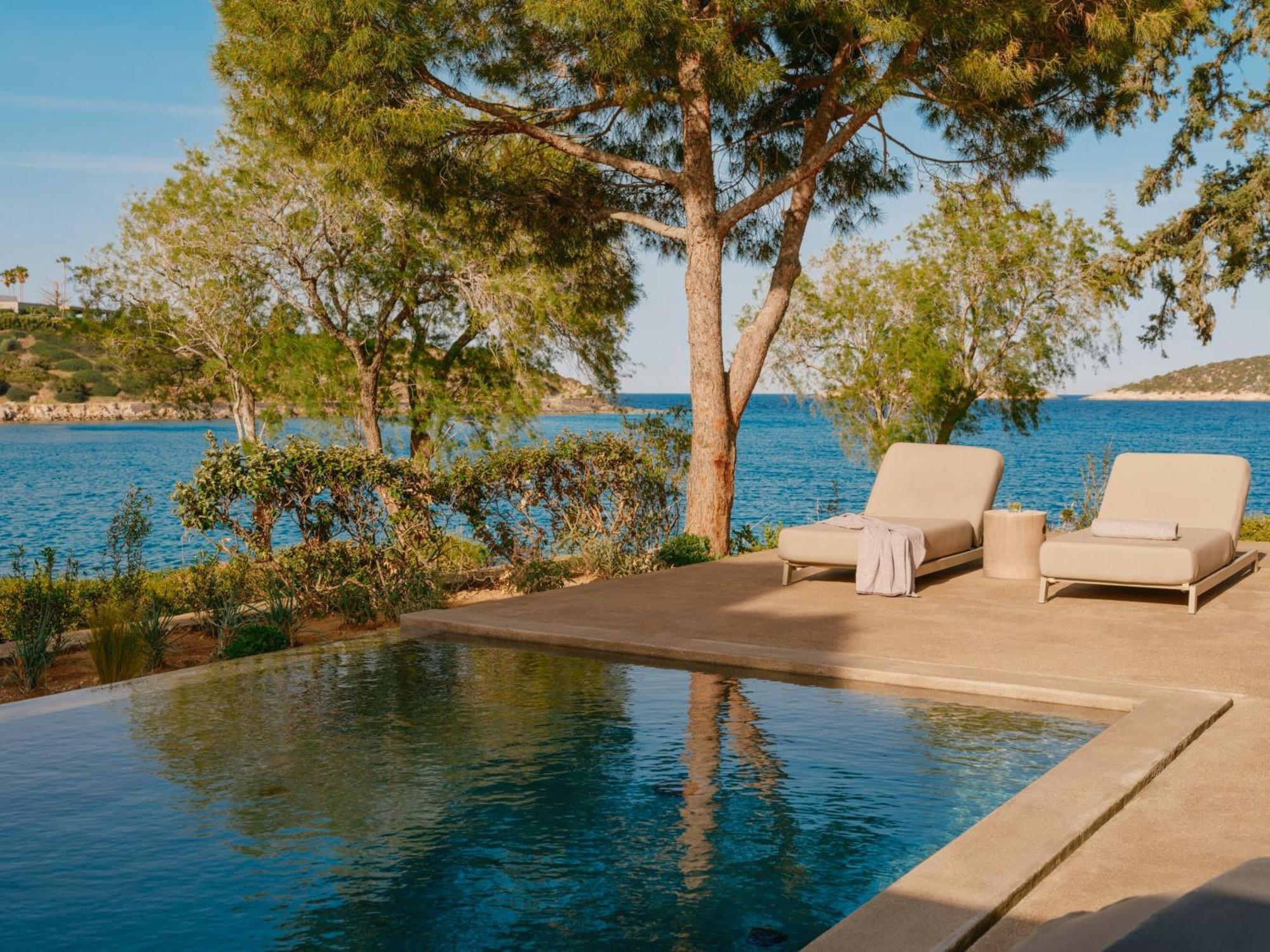 Minos Beach Art Hotel, A Member Of Design Hotels Agios Nikolaos Exterior foto