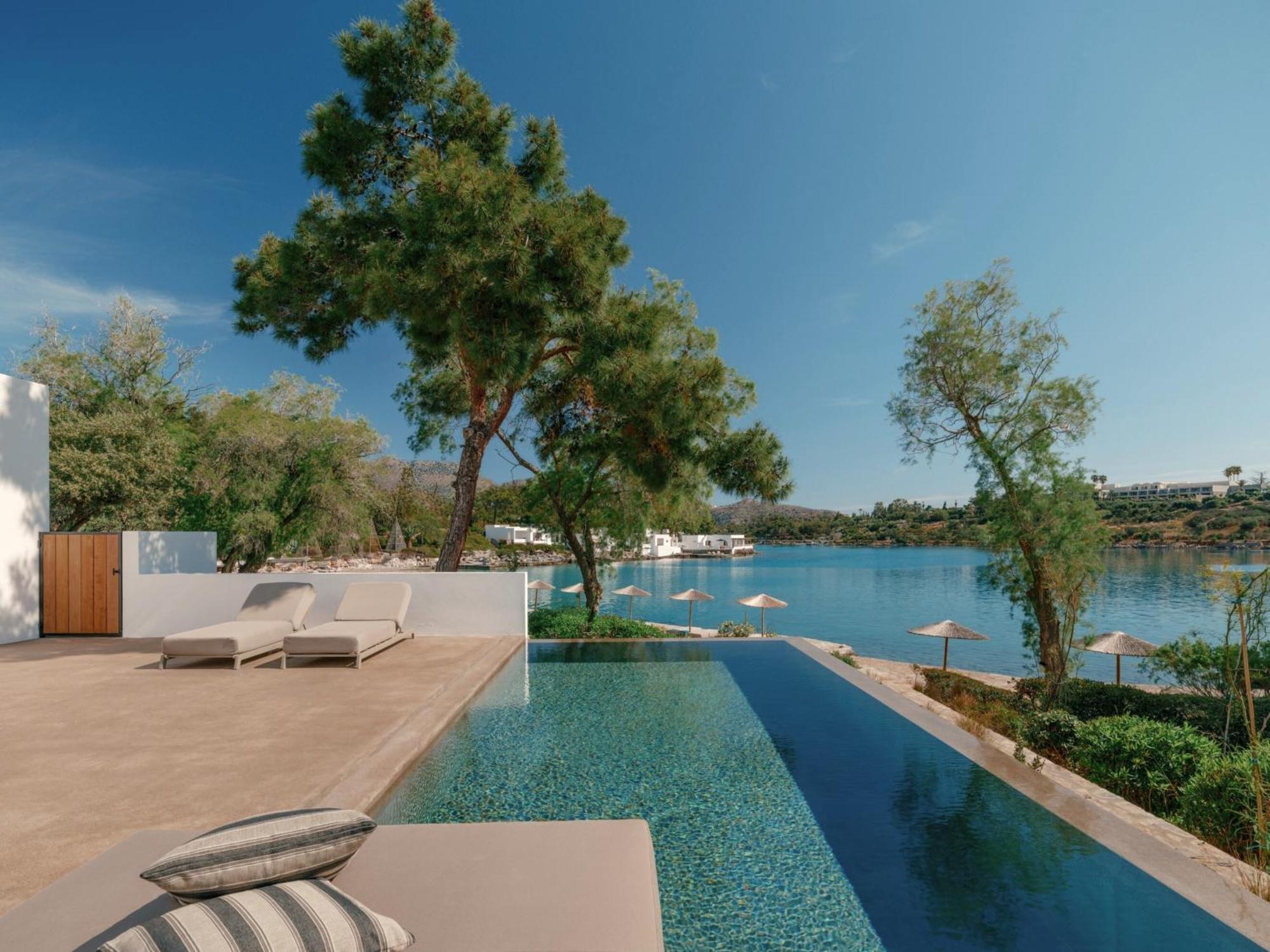 Minos Beach Art Hotel, A Member Of Design Hotels Agios Nikolaos Exterior foto